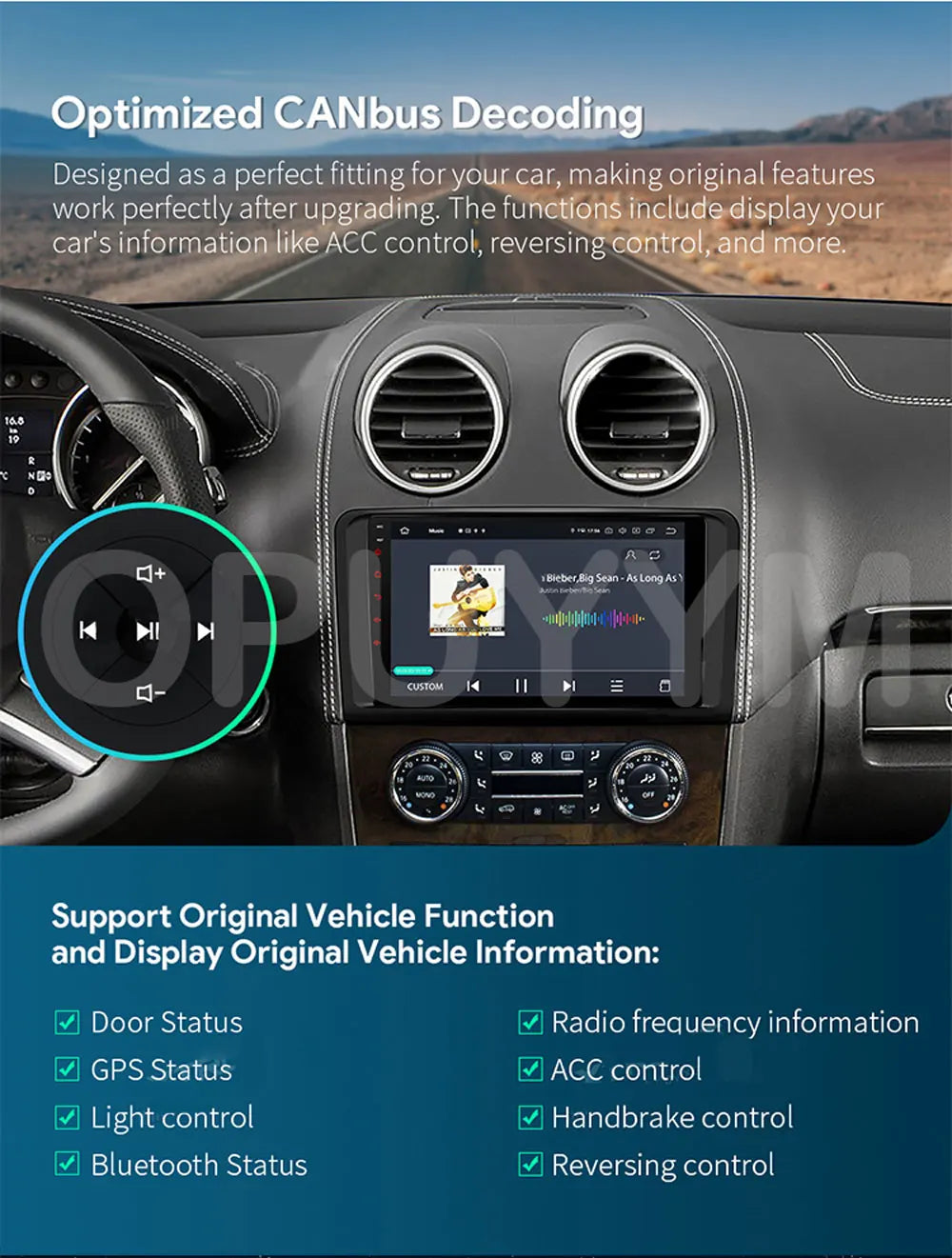 Autoradio Android CarPlay da 9" per Suzuki Baleno 2016-2019