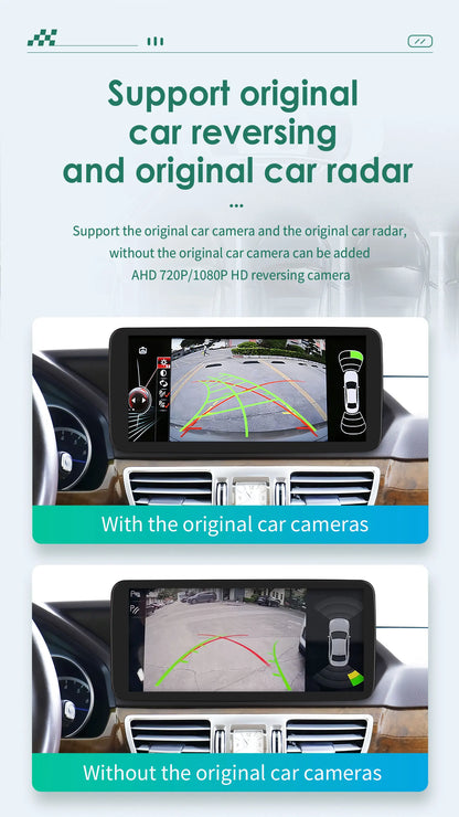 Autoradio 10.25" 2 Din Android CarPlay per Mercedes-Benz Classe C W204 S204 2008-2010