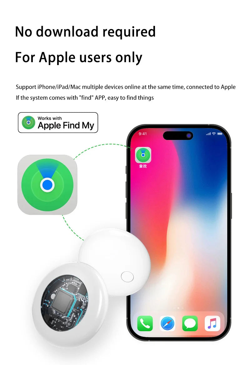 Xiaomi Mini Tracker 31mm GPS Bluetooth para iPhone AutoRadioCanario