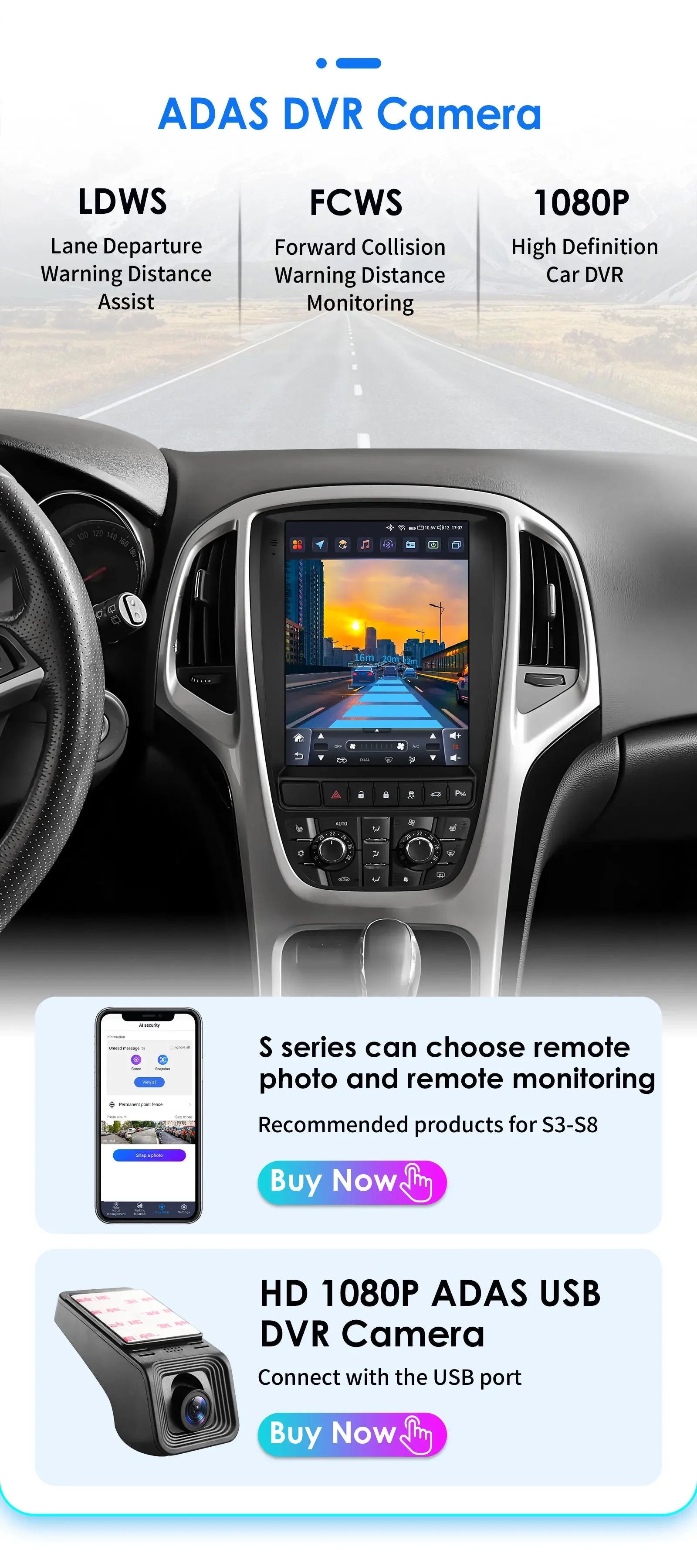 Radio Android 13, 9.7'' Carplay para Opel Astra AutoRadioCanario