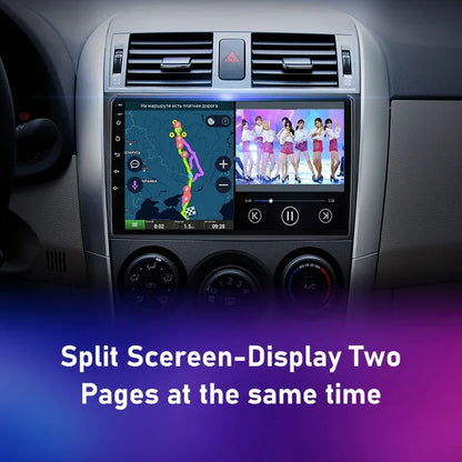 9" 2DIN Android Car Stereo for Toyota Corolla 2006-2012
