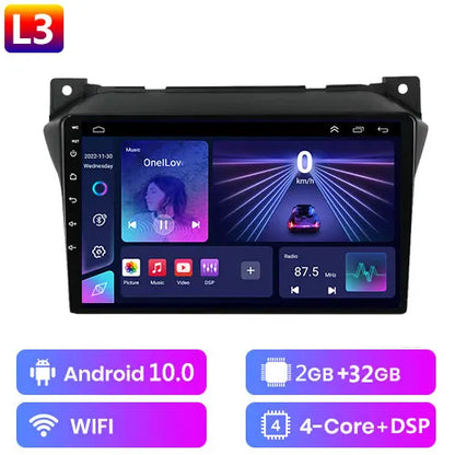 Android 12 9" 2 Din Autoradio per Suzuki Alto 2009-2016