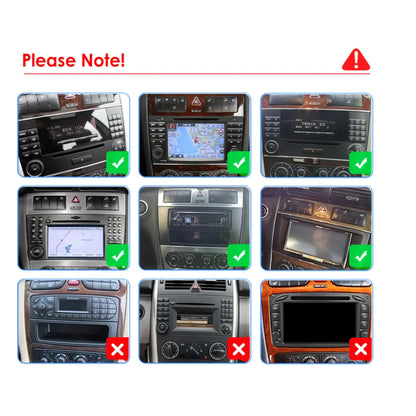 OSSURET 9" Android 12 Autoradio GPS Stereo per Mercedes Benz CLC W203 C180 C200 CLK200 CLK W209 4G 8Core 2din