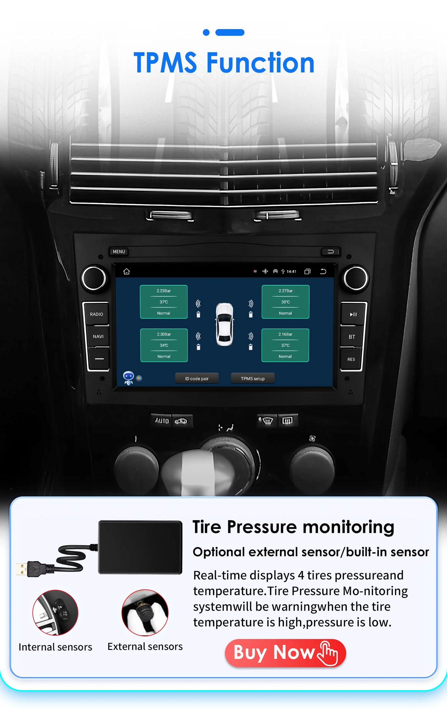 Autoradio da 7" per Opel Astra H/J 2004-2010 Corsa C/D 2004-2013