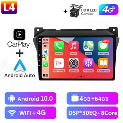 Android 12 9" 2 Din Autoradio per Suzuki Alto 2009-2016