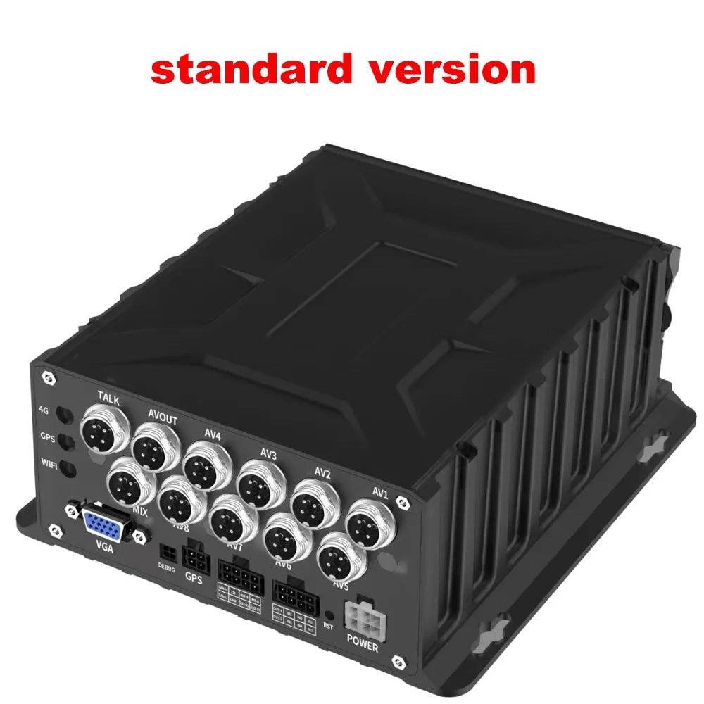 8CH 1080P DVR with 4G GPS WIFI and AHD Inputs for Vehicles