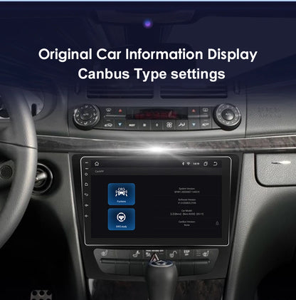 Autoradio Android 12, 9" para Mercedes E-class 2002-2009