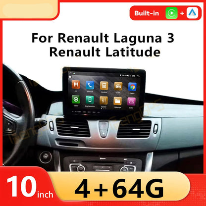 Autoradio Android 13 9.7" 1 DIN para Renault Laguna 3 / Latitude