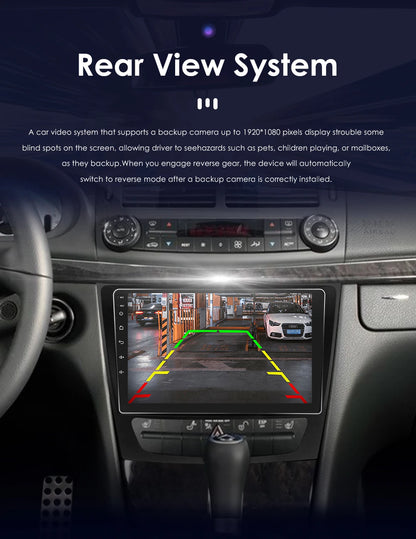 Autoradio Android 12, 9" para Mercedes E-class 2002-2009