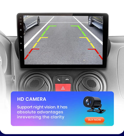 CarPlay 9" AWESAFE for Fiat Fiorino and Citroen Nemo