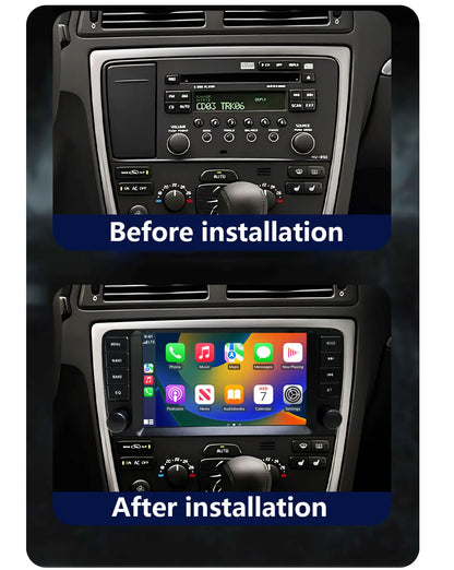 Autoradio Android 8" Double Din per Volvo S60 2005-2009