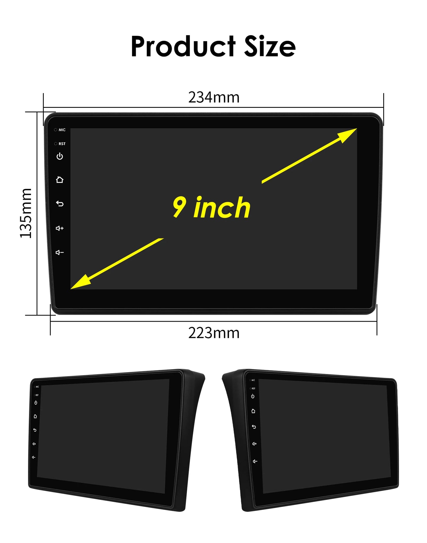 Android 9" CarPlay DSP per Fiat Ducato, Citroen Jumper, Peugeot Boxer