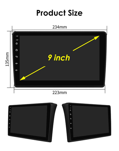 Android 9" CarPlay DSP per Fiat Ducato, Citroen Jumper, Peugeot Boxer