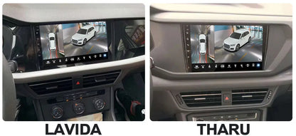 Radio multimediale 9" Double Din per Volkswagen T-ROC/T-Cross/Polo 2018-2020
