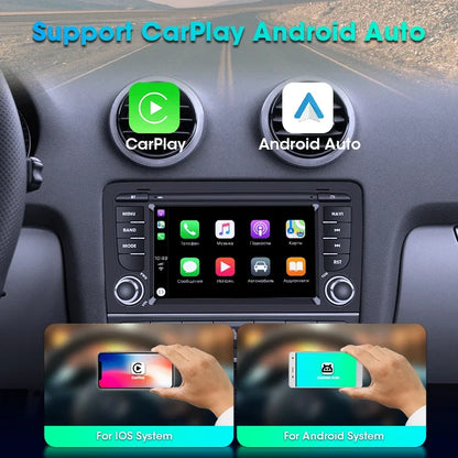 A3 Navigator: Radio 7" Android CarPlay AutoRadioCanario
