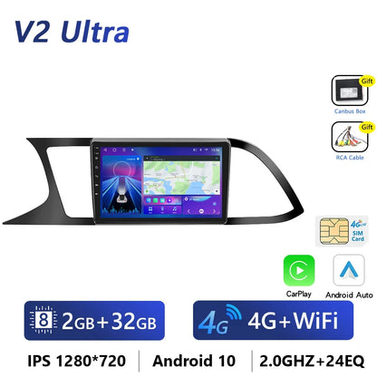 9" CarPlay Android Auto Radio for Seat Leon 2012-2020