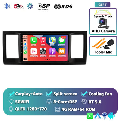 9" 2 Din Android Radio for VW Caravelle 2015-2020 – CarPlay, GPS, 360° View