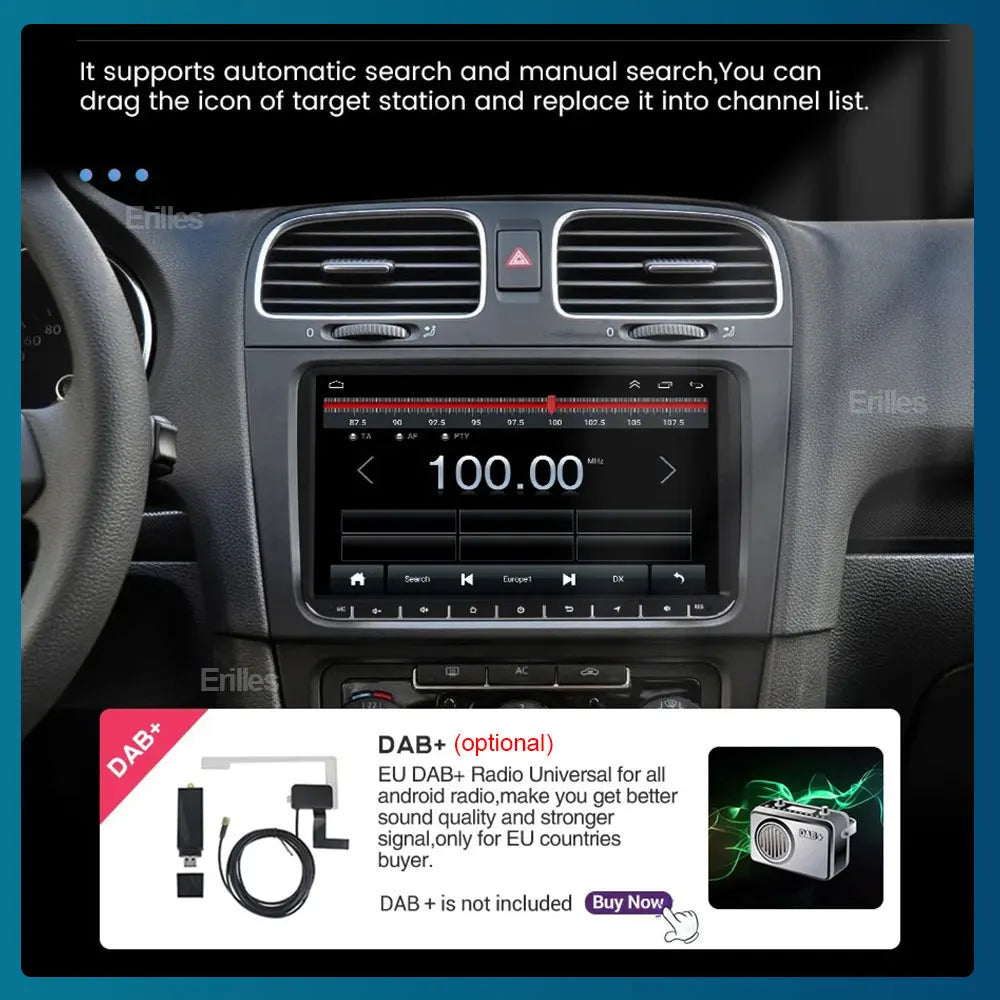 Autoradio Android da 9" per Mercedes Classe C W203