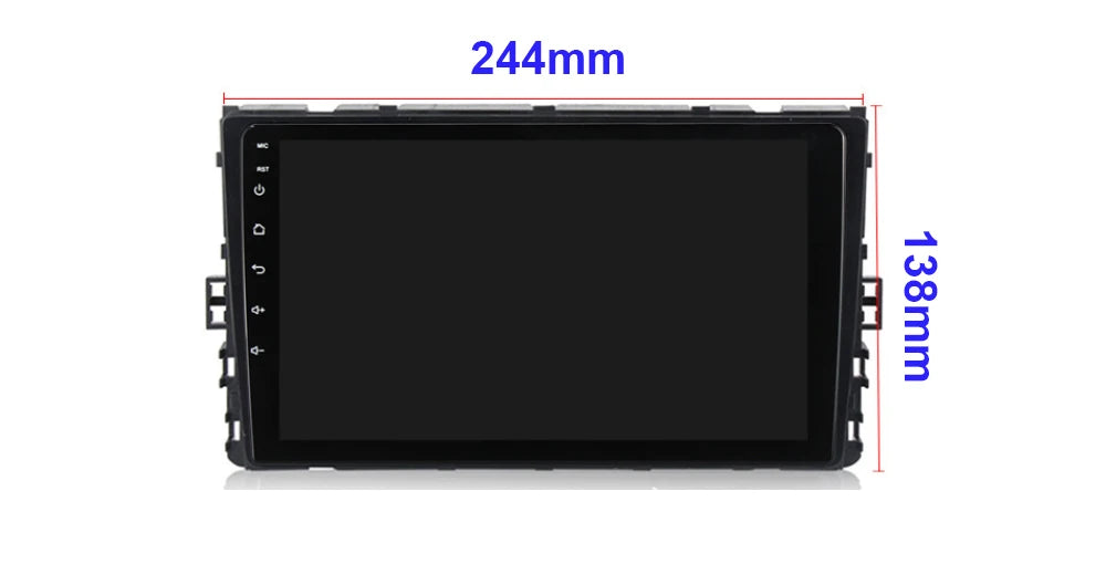 Radio multimediale 9" Double Din per Volkswagen T-ROC/T-Cross/Polo 2018-2020