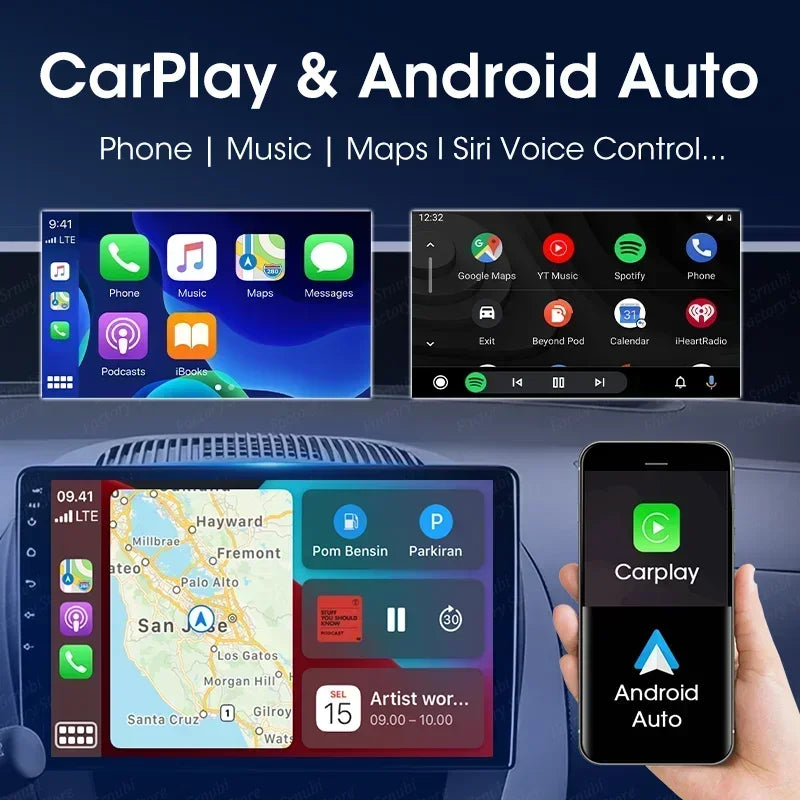Autoradio 9" 2DIN Android per Fiat Ducato 2006-2022