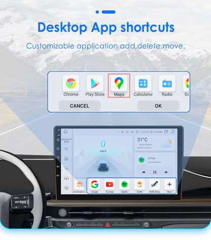 Hizpo 7" Android Auto radio for Alfa Romeo 159 Brera
