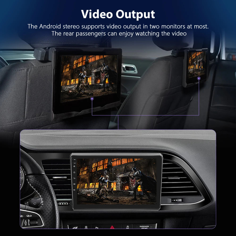 9" CarPlay Android Auto Radio for Seat Leon 2012-2020