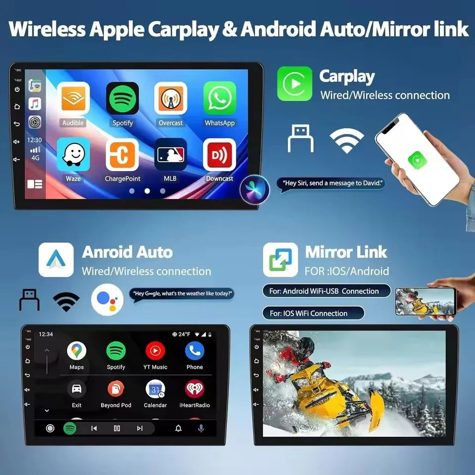 Multimediale Android CarPlay da 7" per Fiat Panda 2003-2012