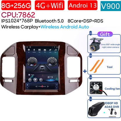 Autoradio 9.7" 1DIN para Mitsubishi Pajero 1999-2011