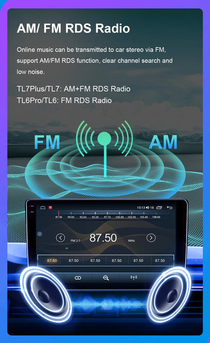 Autoradio stereo Android Auto da 9" per Kia Rio 2017-2022