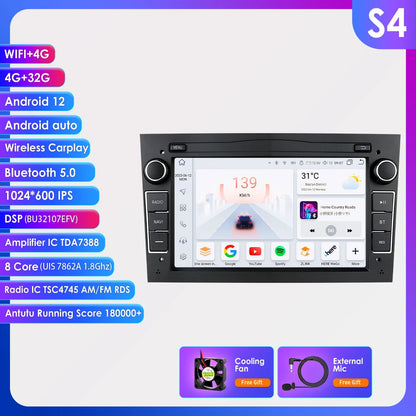 Autoradio da 7" per Opel Astra H/J 2004-2010 Corsa C/D 2004-2013