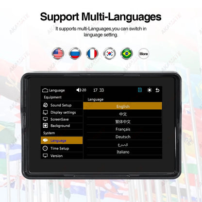 Moto Radio 5" IPS IPX7 CarPlay Android Auto