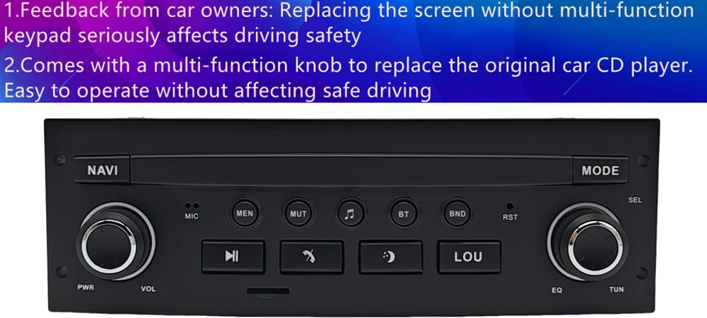 Peugeot 207: Connect 7" CarPlay Android AutoRadioCanario