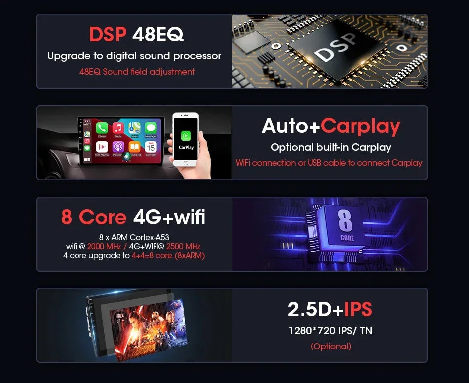 Radio 2Din Android 12 para VW Passat 7 AutoRadioCanario