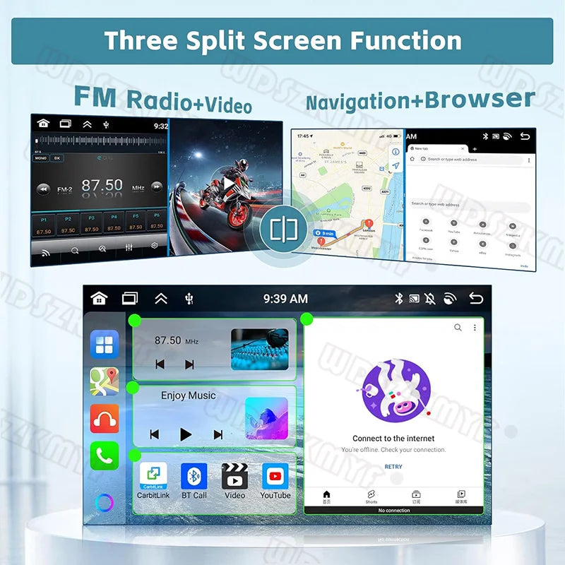 Autoradio Android 2 Din 7/9/10" con GPS AutoRadioCanario
