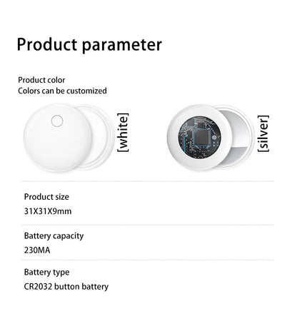 Xiaomi Mini Tracker 31mm GPS Bluetooth para iPhone AutoRadioCanario
