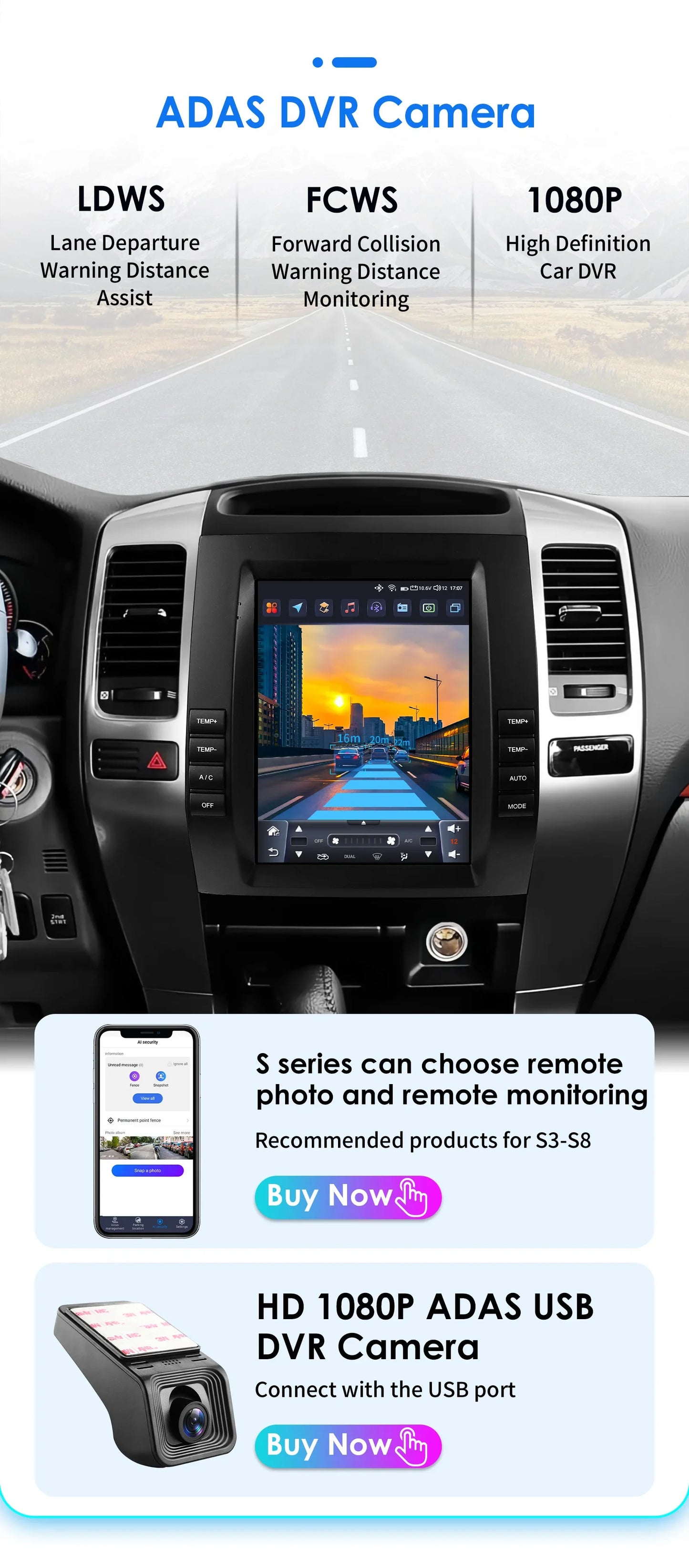 Autoradio Android 13 da 9,7" Double Din per Land Cruiser Prado 120 / Lexus GX470 2002-2009