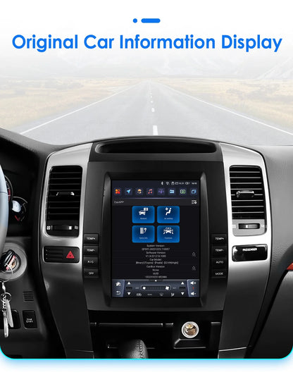 Autoradio Android 13 da 9,7" Double Din per Land Cruiser Prado 120 / Lexus GX470 2002-2009