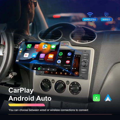 Autoradio 7" Double Din per Ford Kuga 2008-2011 - CarPlay, Android Auto, GPS e riproduzione multimediale