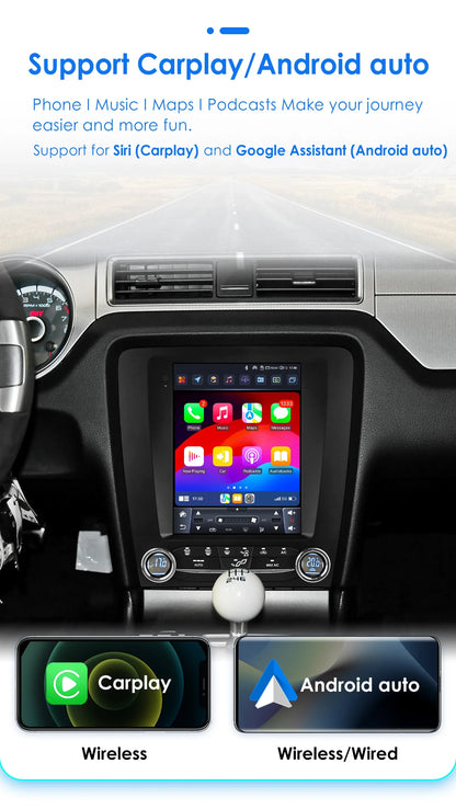 Autoradio Android 13 da 9,7" per Ford Mustang 2010-2014 - CarPlay, GPS, 4G, 8Core