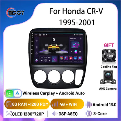 9” 2DIN Car Stereo for Honda CR-V 1995-2001