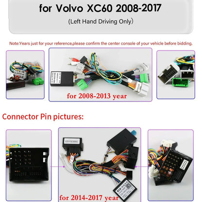 Autoradio Android da 9" per Volvo XC60 2008-2017 con navigazione GPS