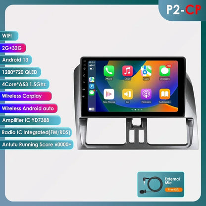 Autoradio Android da 9" per Volvo XC60 2008-2017 con navigazione GPS