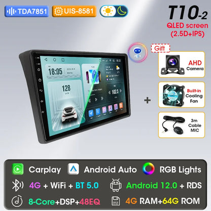 Autoradio 9" 2DIN Android per Fiat Ducato 2006-2022