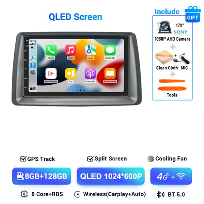 Multimediale Android CarPlay da 7" per Fiat Panda 2003-2012