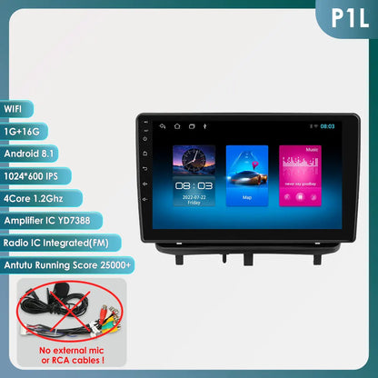 Autoradio 9'' 2Din Android 13 per Opel Corsa D 2007-2013 - CarPlay, GPS, 4G, Wi-Fi, 8 GB+128 GB