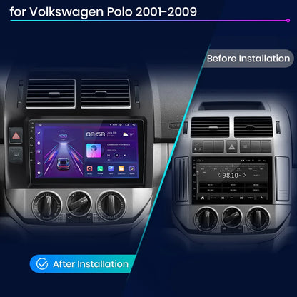 Junsun Double Din 9" Android Radio per VW Polo 2001-2009 con CarPlay e GPS