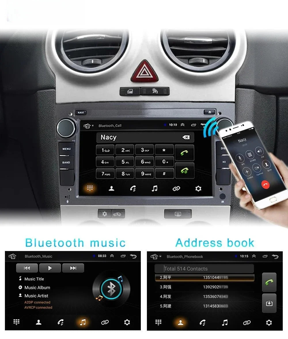 Autoradio 7" para Opel  Astra, Vectra, Zafira, Corsa AutoRadioCanario