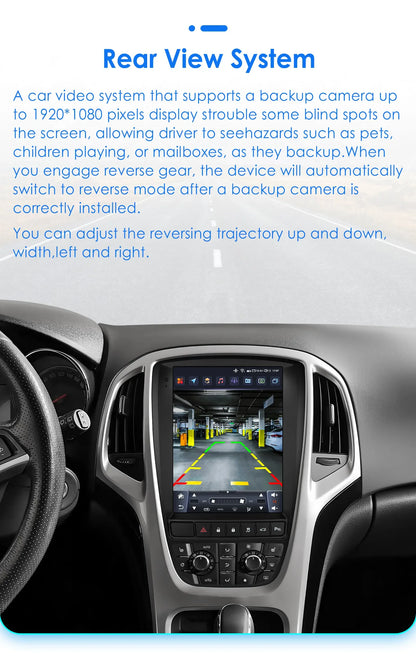 Radio Android 13, 9.7'' Carplay para Opel Astra AutoRadioCanario