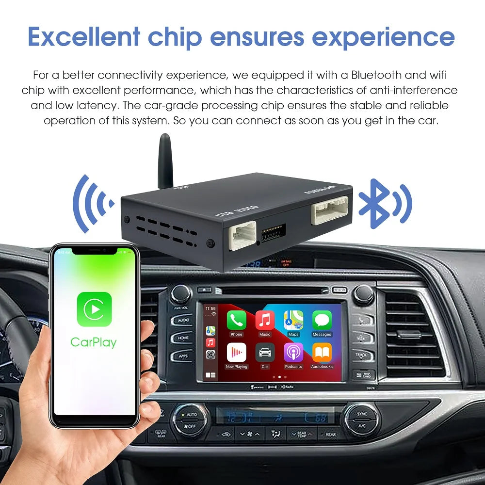 Decoder CarPlay Android Auto per Toyota Touch2 14-19