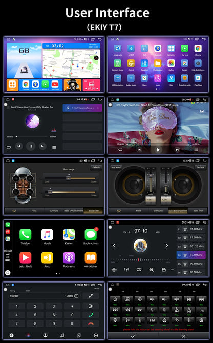 Radio 9'' 2DIN Android Auto para Renault AutoRadioCanario